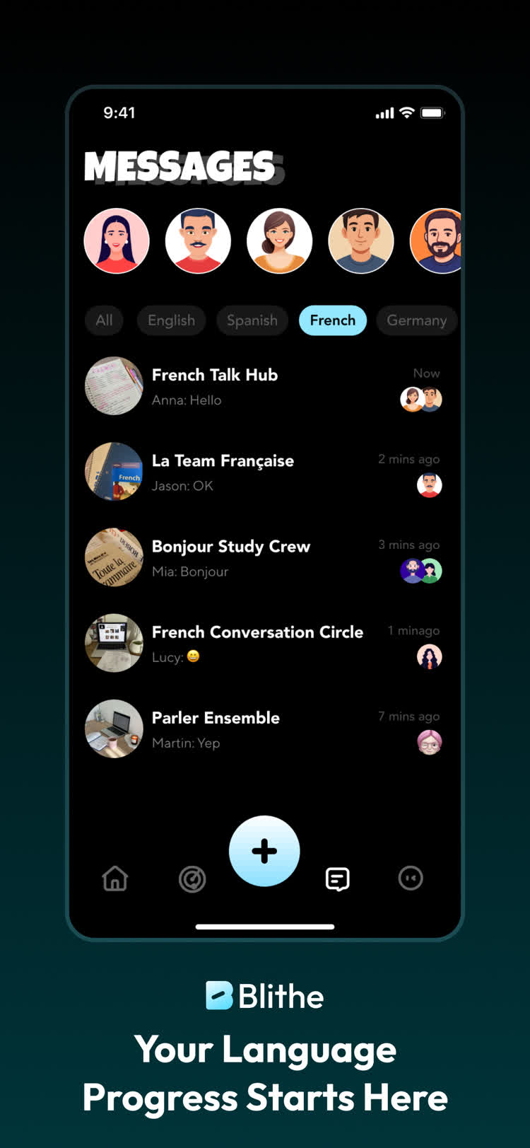 Community language practice